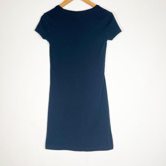 Tommy Hilfiger Navy Cotton Knit Shirt Tee T-shirt Dress - Picture 6 of 9